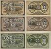 Deutschland, Deutsches Reich 10,25,50 Pfennig 3 x Notgeldschein, Gutschein, Stadt Lieberose -