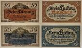 Deutschland, Deutsches Reich 10,50 Pfennig 2 x Notgeldschein, Stadt Luckau -