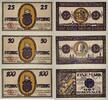Deutschland, Deutsches Reich 1 Mark,25,50 Pfennig 3 x Notgeldschein, Stadt Luckenwalde -