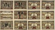 Deutschland, Deutsches Reich 6 x 50 Pfennig 6 x Gutschein, Stadt Treuenbrietzen, Serie mit 6 Notgeld -