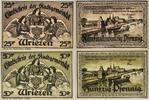Deutschland, Deutsches Reich 25,50 Pfennig 2 x Notgeldschein, Gutschein der Stadtgemeinde Stadt Wriezen -