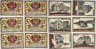 Deutschland, Deutsches Reich 6 x 50 Pfennig 6 x Notgeldschein, Stadt Wittenberge, Set mit 6 Notgeld -