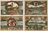 Deutschland, Deutsches Reich 2 x 50 Pfennig 2 x Notgeldschein, Stadt Penkun -