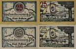 Deutschland, Deutsches Reich 2 x 25 Pfennig 2 x Notgeldschein, Stadt Gollnow in Pommern -