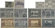 Deutschland, Deutsches Reich 5, 2 x 10, 25, 2 x 50 Pfennig 6 x Notgeldschein, Stadt Rügenwaldermünde -