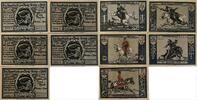Deutschland, Deutsches Reich 1,1.5,2 Mark, 50,75 Pfennig 5 x Notgeldschein, Stadt Stolp in Pommern -