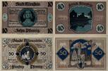 Deutschland, Deutsches Reich 10, 50 Pfennig 2 x Notgeldschein, Stadt Allenstein in Ostpreußen -