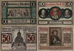 Deutschland, Deutsches Reich 10, 50 Pfennig 2 x Notgeldschein, Stadt Allenstein in Ostpreußen -