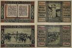 Deutschland, Deutsches Reich 1 Mark, 50 Pfennig 2 x Notgeldschein, Stadt Glogau, Schleisen -