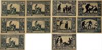 Deutschland, Deutsches Reich 1,1.5 Mark,25,50 75 Pfennig 5x Notgeldschein, Stadt Grünberg, Schlesien -
