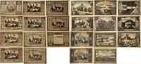Deutschland, Deutsches Reich 1.25 Mark, 4 x 25, 5 x 50, 75 Pfennig 11 x Notgeldschein, Stadt Hohenfriedberg -