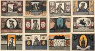 Deutschland, Deutsches Reich 2 x 25, 2 x 50, 2 x 75 Pfennig 6x Notgeldschein, Stadt Striegau, Schlesien -