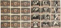 Deutschland, Deutsches Reich 12 x 50 Pfennig 12 x Notgeldschein, Notgeld Naumburg a. Saale -
