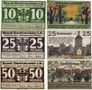 Deutschland, Deutsches Reich 10,25,50 Pfennig 3 x Notgeldschein, Stadt Seehausen in der Altmark -