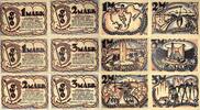 Deutschland, Deutsches Reich 2 x 1 Mk, 2 x 2 Mk, 2 x 3 Mk 6 x Notgeldschein, Oldenburger Woche, OWO -