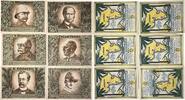 Deutschland, Deutsches Reich 6 x 75 Pfennig Hamburg Berlin Bremen, Deutsch-Hanseatischer Kolonial Gedenktag -