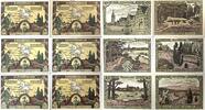 Deutschland, Deutsches Reich 50,60,70,80,90,100 Pfennig 6 x Notgeldschein, 6 x Notgeld Soltau, Set mit 6 Scheinen, Lüneburger Heide -