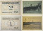 Deutschland, Deutsches Reich 1 Mark, 50 Pfennig 2 x Notgeldschein, Hohenwestedt, Schleswig-Holstein -