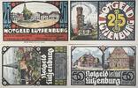 Deutschland, Deutsches Reich 25,50 Pfennig 2 x Notgeldschein, Notgeld Lütjenburg -