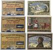 Deutschland, Deutsches Reich 1,2 Mark, 50 Pfennig 3 x Notgeldschein, Gutschein der Gemeinde Keitum auf Sylt, Schleswig-Holstein -