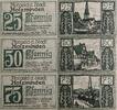 Deutschland, Deutsches Reich 25,50,75 Pfennig 3 x Notgeldschein, Notgeld der Stadt Holzminden -