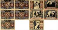 Deutschland, Deutsches Reich 5 x 50 Pfennig 5 x Notgeldschein, Naumburg a. Saale -