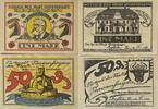 Deutschland, Deutsches Reich 1 Mark, 50 Pfennig 2 x Notgeldschein, Notgeld der Stadt Stavenhagen -