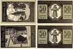 Deutschland, Deutsches Reich 2 x 50 Pfennig 2 x Notgeldschein, Stadt Mücheln -