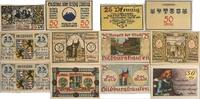 Deutschland, Deutsches Reich 3 x 25, 3 x 50 Pfennig 6 x Notgeldschein, Notgeld der Stadt Hildburghausen -