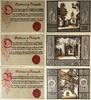 25,50,75 Pfennig 1921 Deutschland, Deutsches Reich 3 x Notgeldschein, Notgeld der Gemeinde Schloßvippach, Thüringen I bis II+