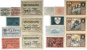 2 x 10, 2 x 25, 4 x 50 Pfennig 1920 Deutschland, Deutsches Reich 8 x Notgeldschein, Stadt Westerburg, Hessen I bis II+