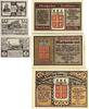 Deutschland, Deutsches Reich 1, 2 Mark, 50 Pfennig 3 x Notgeldschein, Gutschein Nieheim, Westfalen -