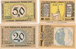 Deutsches Reich Deutschland 20 und 50 Pfennig Großgeldschein, Stadt Kellinghusen, Schleswig-Holstein -