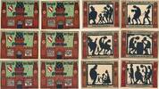 Deutsches Reich Deutschland - Sachsen 6x 50 Pfennig Notgeld, Stadt Glauchau -