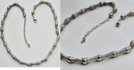 Silberschmuck 925er Silber vintage Kette 925er Silber Kette Collier Silbercollier Gliederkette Halskette -
