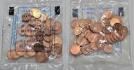 Slowakei 50x 1 Cent Münzen Lot -