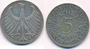 Deutschland BRD 5 Deutsche Mark DM Kursmünze -