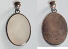Silberschmuck 925er Silber Silberanhänger mit weißen Steinen -