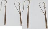 Silberschmuck 925er Silber anhänger in Nadel oder Stabform aus 925er Silber Ohrringe -
