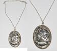 Silberschmuck 835er Silber George Von Lydda And Dragon Silber Halskette -