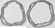 Silberschmuck 925er Silber Diamant Kubanische Gliederkette Silber Halskette -
