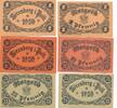 Deutsches Reich Deutschland Polen Ińsko 1, 10, 25 Pfennig 3x Notgeldschein, Nörenberg in Pommern -