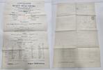 Kaiserreich Deutsches Reich Deutschland Hamburg Speditions- & Commissions-Geschäft Schiffs-Liste Eugen Rüdenburg, Dampfschifffahrten, org. Dokument -