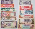 Sudan 25, 50 Piastres, 1, 5 10, 20 Pounds Banknote 6 Stück -