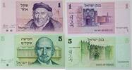 Israel 1, 5 Shekel Banknote 2 Stück -