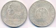 Deutschland Weimarer Republik 3 Reichsmark Mark Lessing -