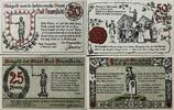 Deutschland, Deutsches Reich 25, 50 Pfennig 2 x Notgeldschein, BRAMSTEDT BAD Schleswig-Holstein -