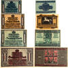 Deutschland, Deutsches Reich 5,10,20,100 Mark 4 x Notgeldschein, Banknote Stadt Braunschweig -