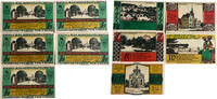 Deutschland, Deutsches Reich 4 x 1 Mk. 1 x 2 Mk. 5 x Notgeldschein, Stadt Bückeburg -