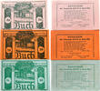 Österreich Notgeld 20,30,50 Heller 3 x Notgeldschein, Gutschein der Gemeinde Buch, Tirol -